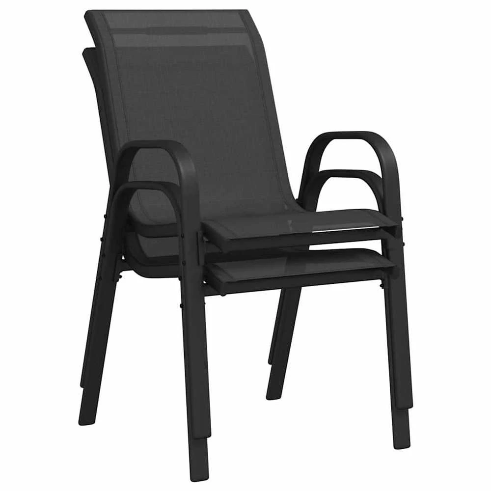 Lauko baldų komplektas Sodo Bistro Rinkinys 3 vnt. Juoda Plienas