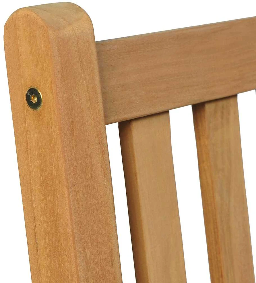 Lauko baldų komplektas Sodo valgomojo baldų komplektas, 3 dalių, tikmedžio masyvas