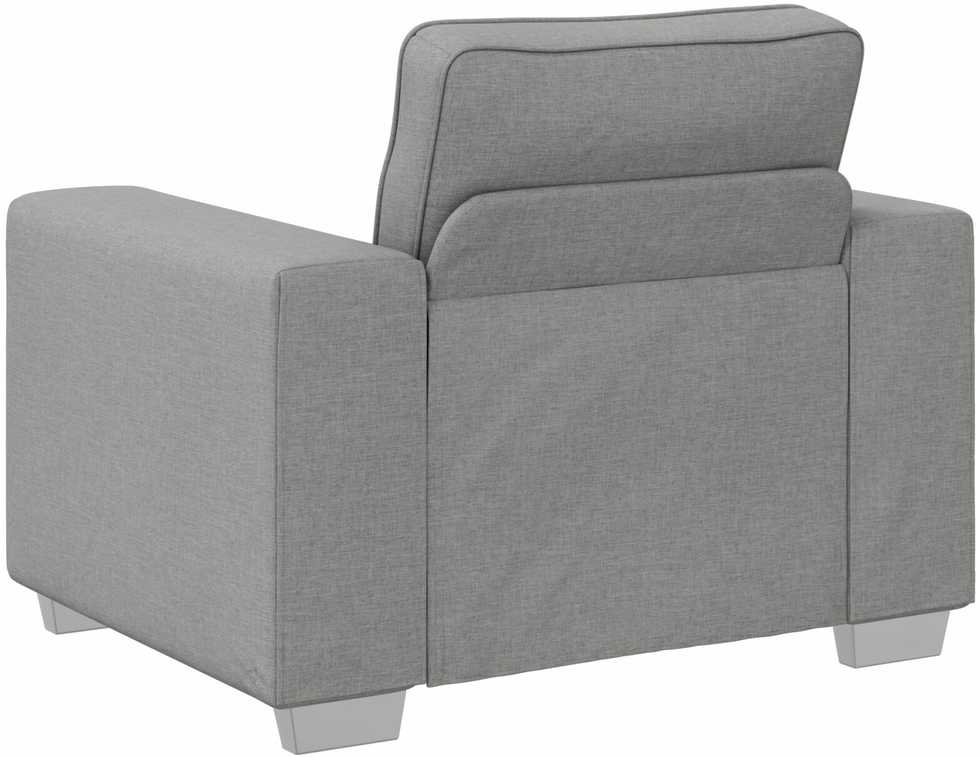 Sofa 3 vnt. Debesų pilka Lino mišinio audinys