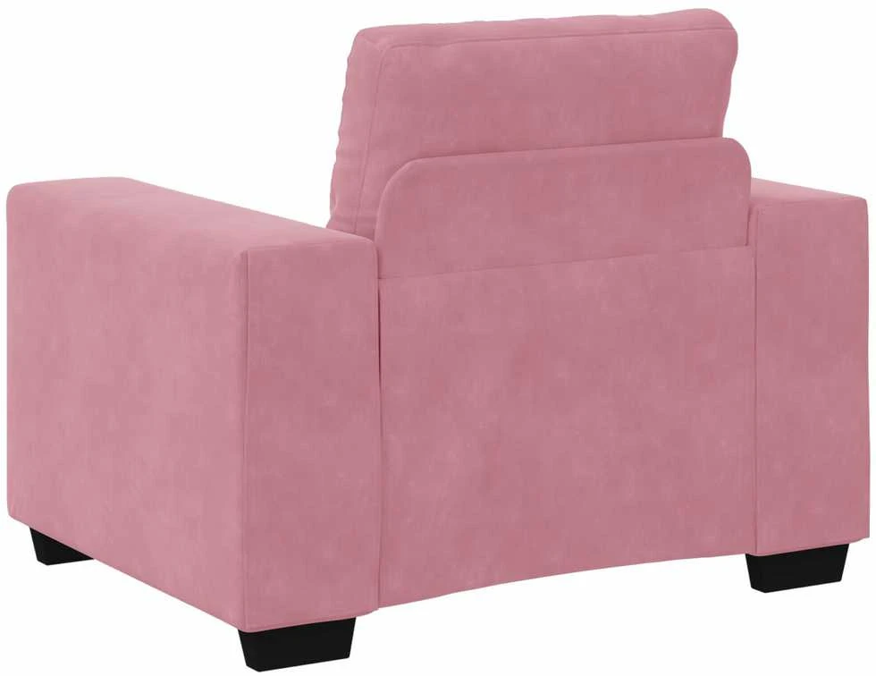 Sofa Sofos komplektas 3 vnt. Rožinė Aksomas