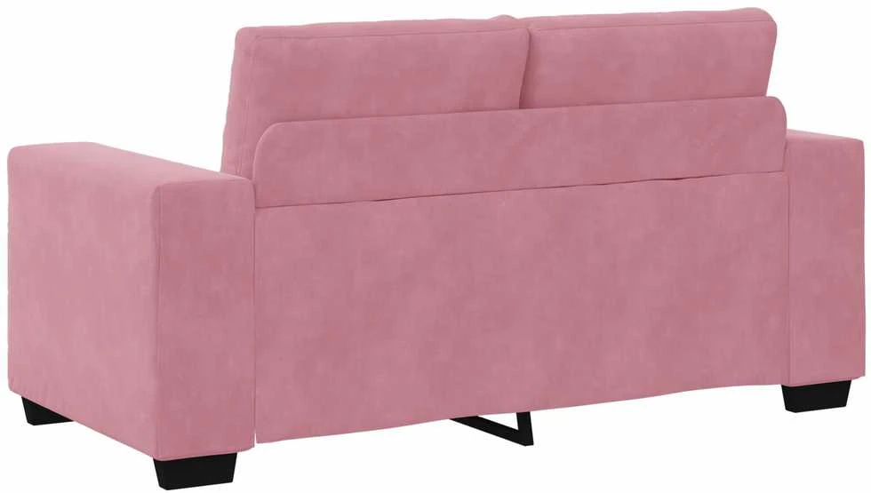 Sofa Sofos komplektas 3 vnt. Rožinė Aksomas