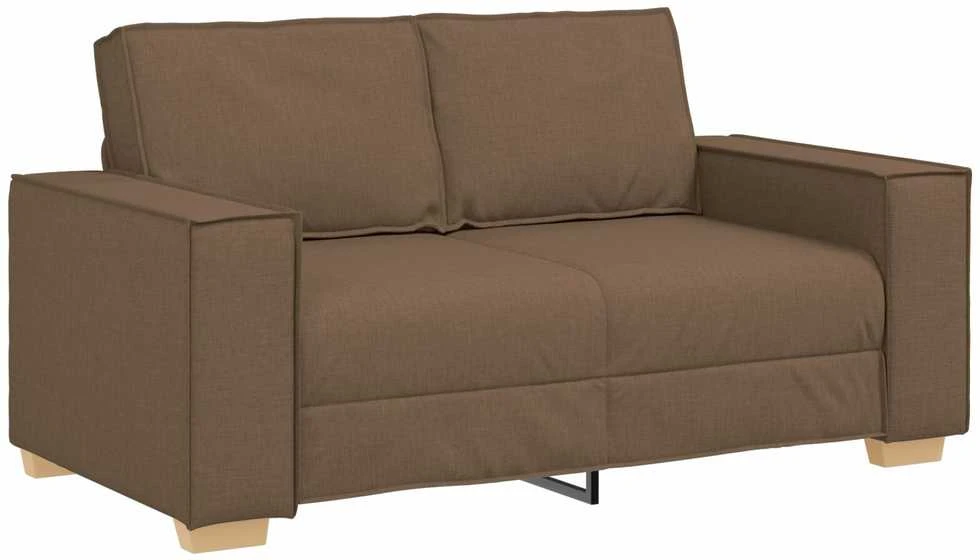 Sofa 3 vnt. Ruda Lino mišinio audinys