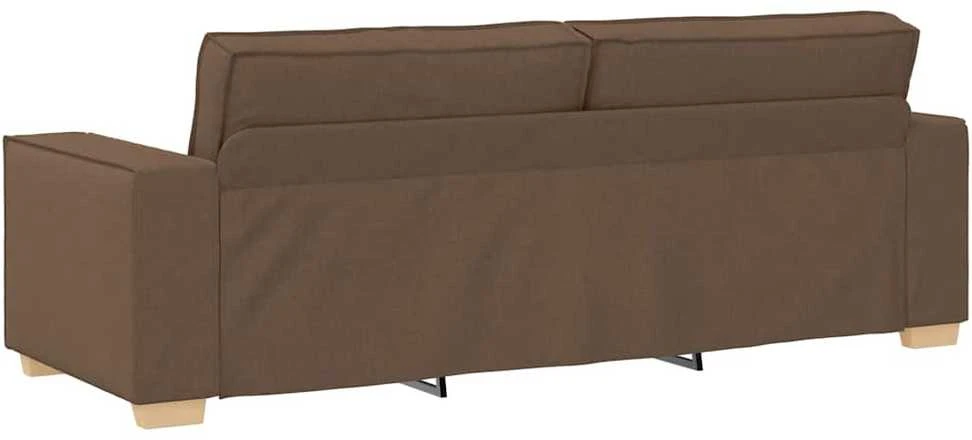 Sofa 3 vnt. Ruda Lino mišinio audinys
