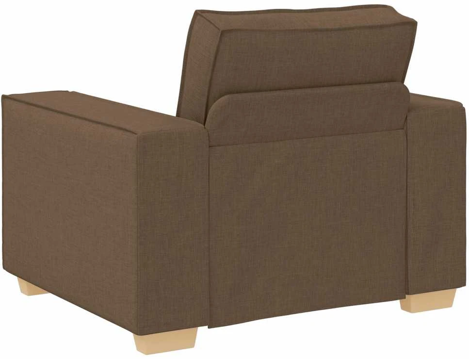 Sofa 3 vnt. Ruda Lino mišinio audinys