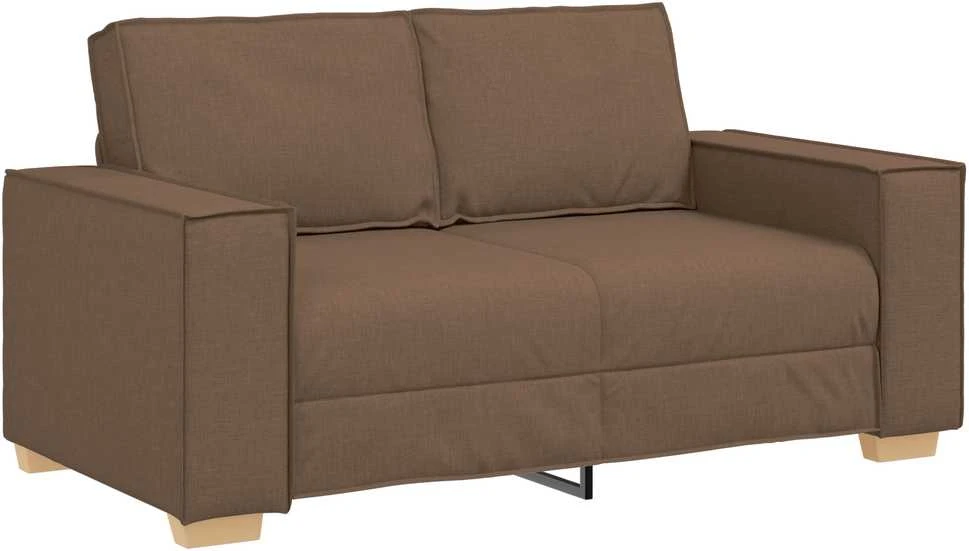 Sofa 3 vnt. Ruda Lino mišinio audinys