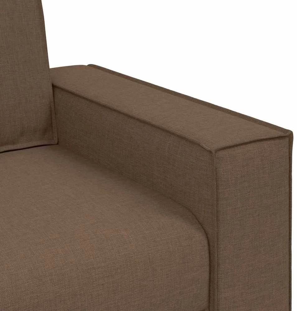 Sofa 3 vnt. Ruda Lino mišinio audinys