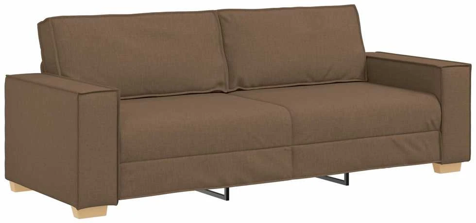 Sofa 3 vnt. Ruda Lino mišinio audinys