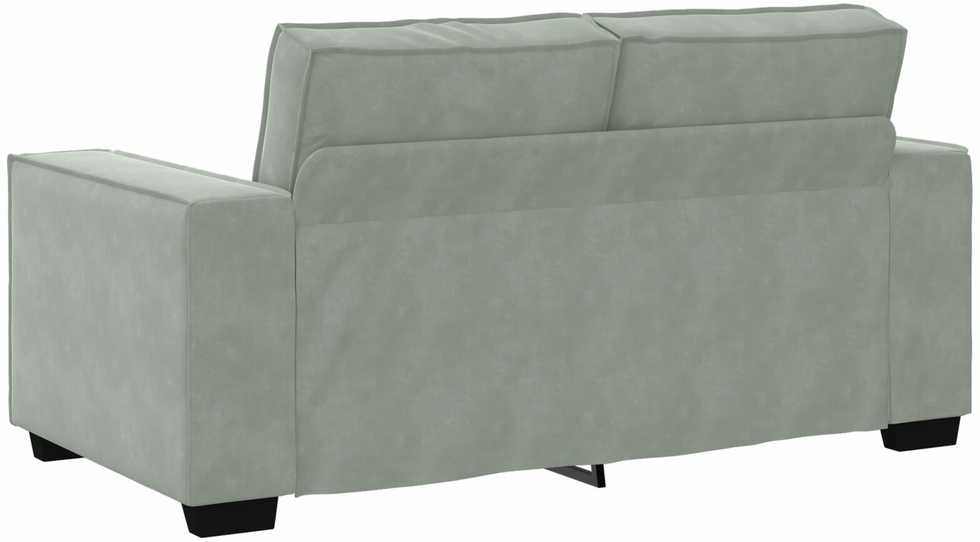Sofa 3 vnt. Šviesiai pilka Lino mišinio audinys
