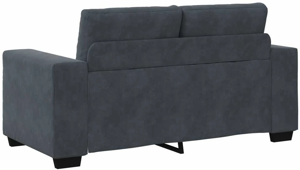 Sofa Sofos komplektas 3 vnt. Tamsiai pilka Aksomas