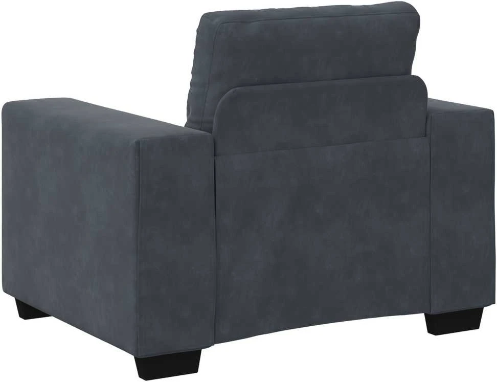 Sofa Sofos komplektas 3 vnt. Tamsiai pilka Aksomas
