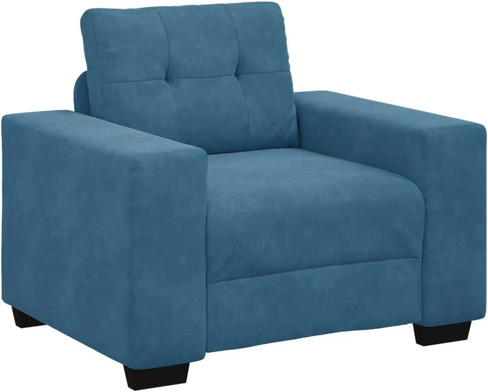 Sofa Sofos komplektas 3 vnt. Mėlyna Aksomas