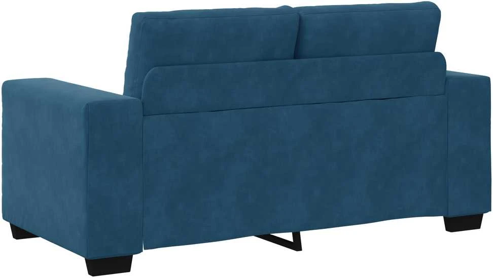 Sofa Sofos komplektas 3 vnt. Mėlyna Aksomas