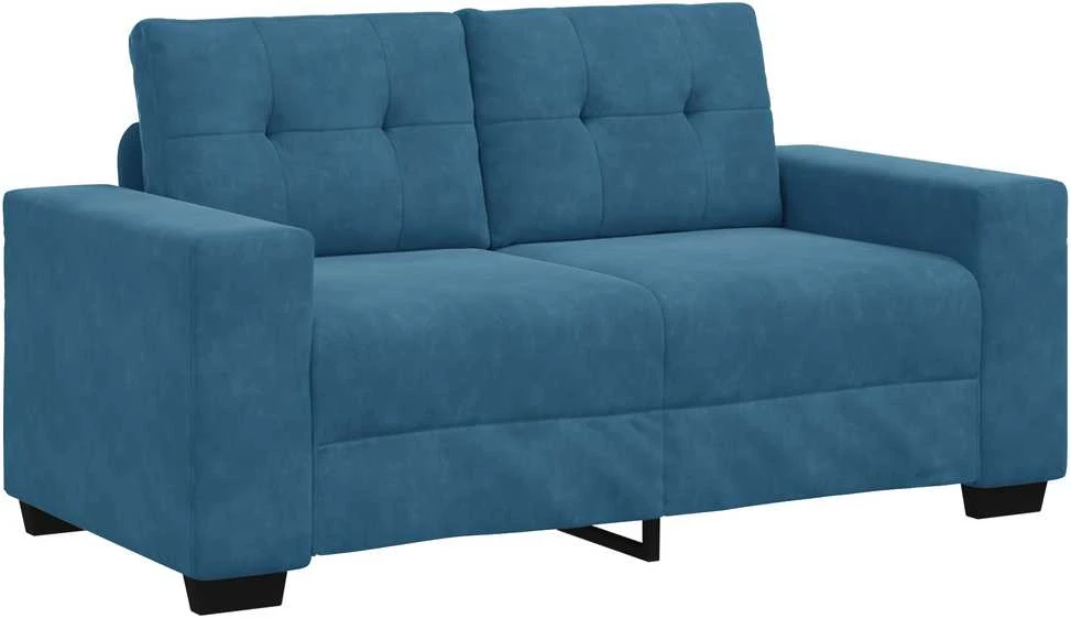 Sofa Sofos komplektas 3 vnt. Mėlyna Aksomas