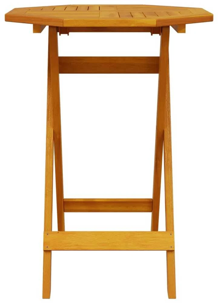Lauko baldų komplektas Sulankstomas bistro rinkinys 3 vnt. Ruda