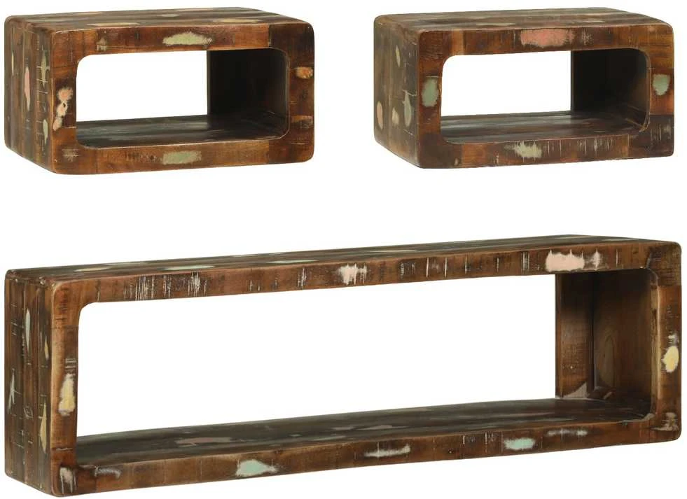 TV spintelių komplektas 3 vnt. Įvairiaspalvis 100 x 30 x 32 cm