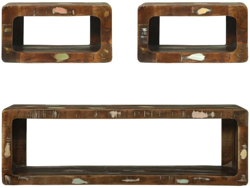 TV spintelių komplektas 3 vnt. Įvairiaspalvis 100 x 30 x 32 cm
