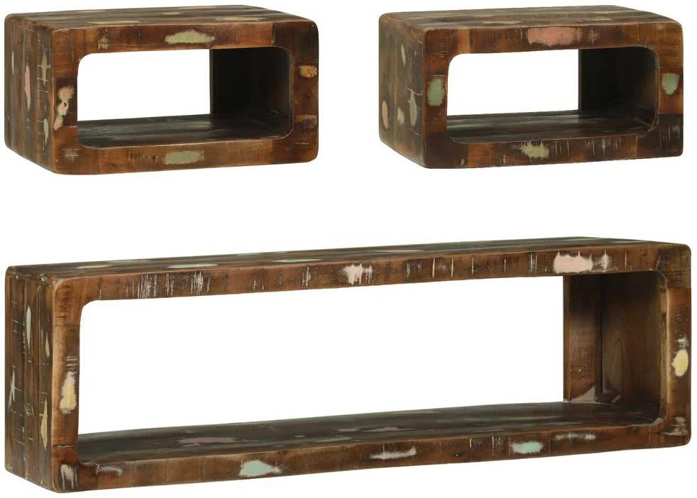 TV spintelių komplektas 3 vnt. Įvairiaspalvis 100 x 30 x 32 cm