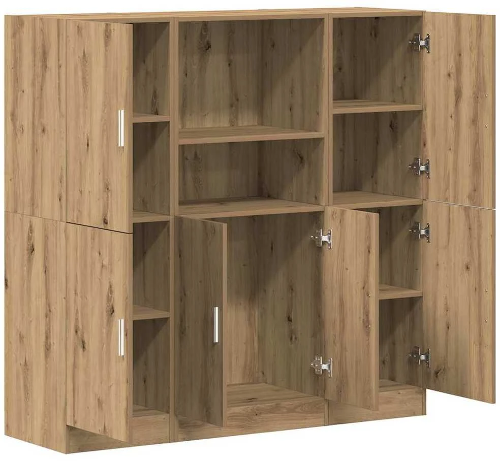 3 dalių virtuvės spintelių rinkinys Artisan ąžuolas