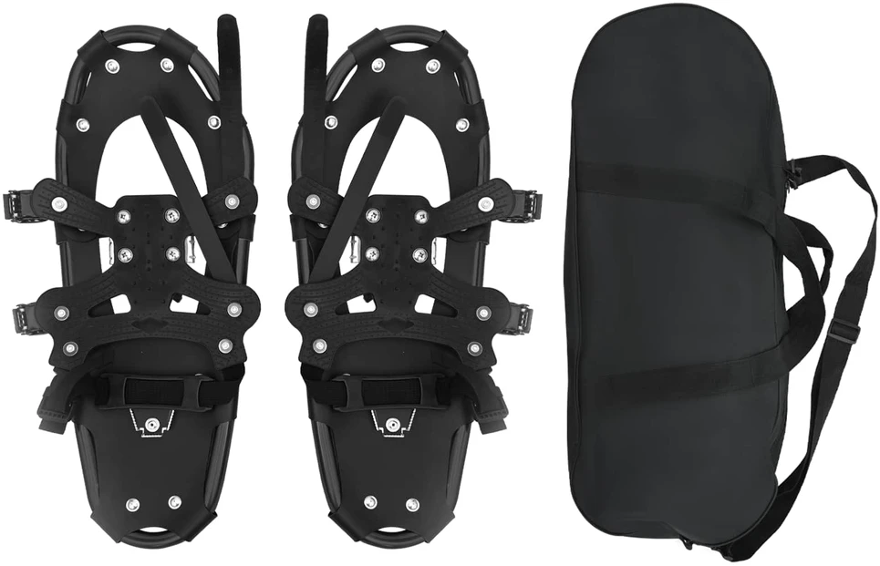3 in 1 sniego batai Juoda 53,5 x 21 cm Aliuminis ir HDPE