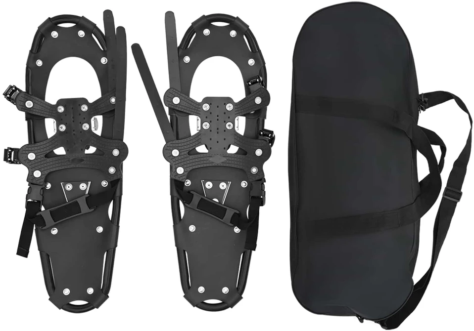3 in 1 sniego batai Juoda 63 x 21 cm Aliuminis ir HDPE