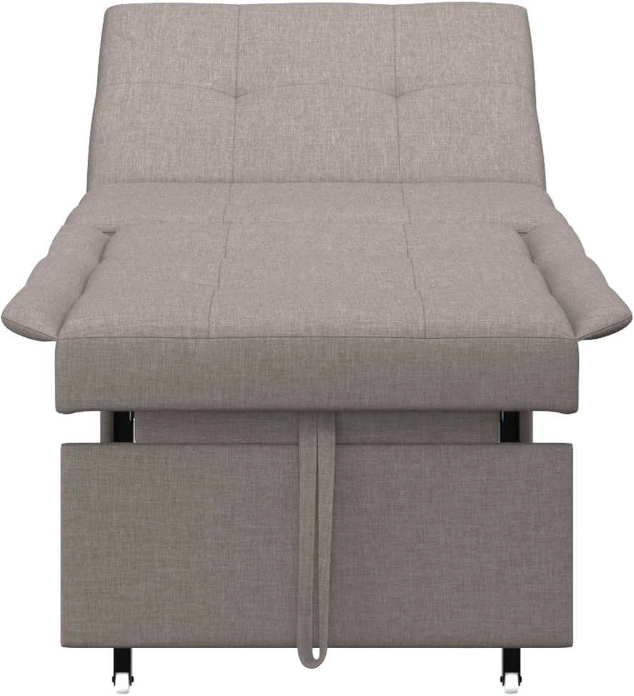 Ištraukiama sofa-lova Taupe 194 x 50 x 82 cm audinys