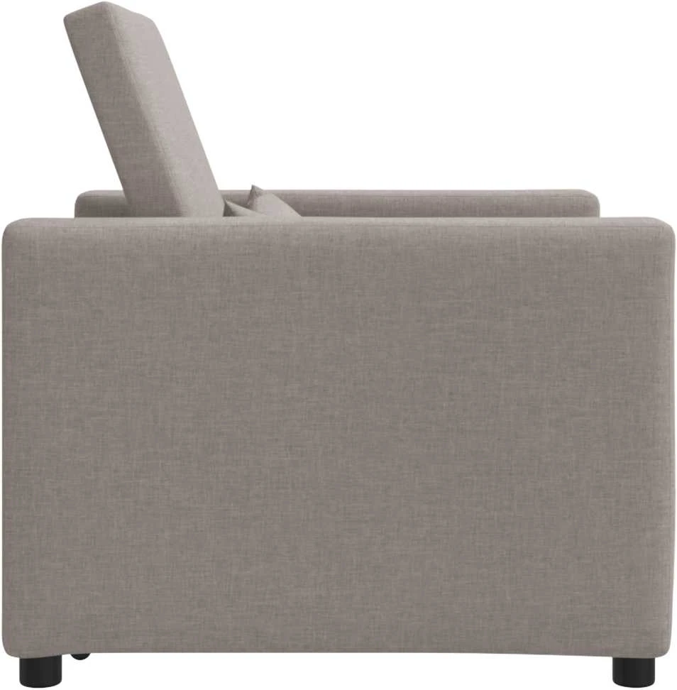 Ištraukiamas sofa-lova vienvietis Tortora audinys