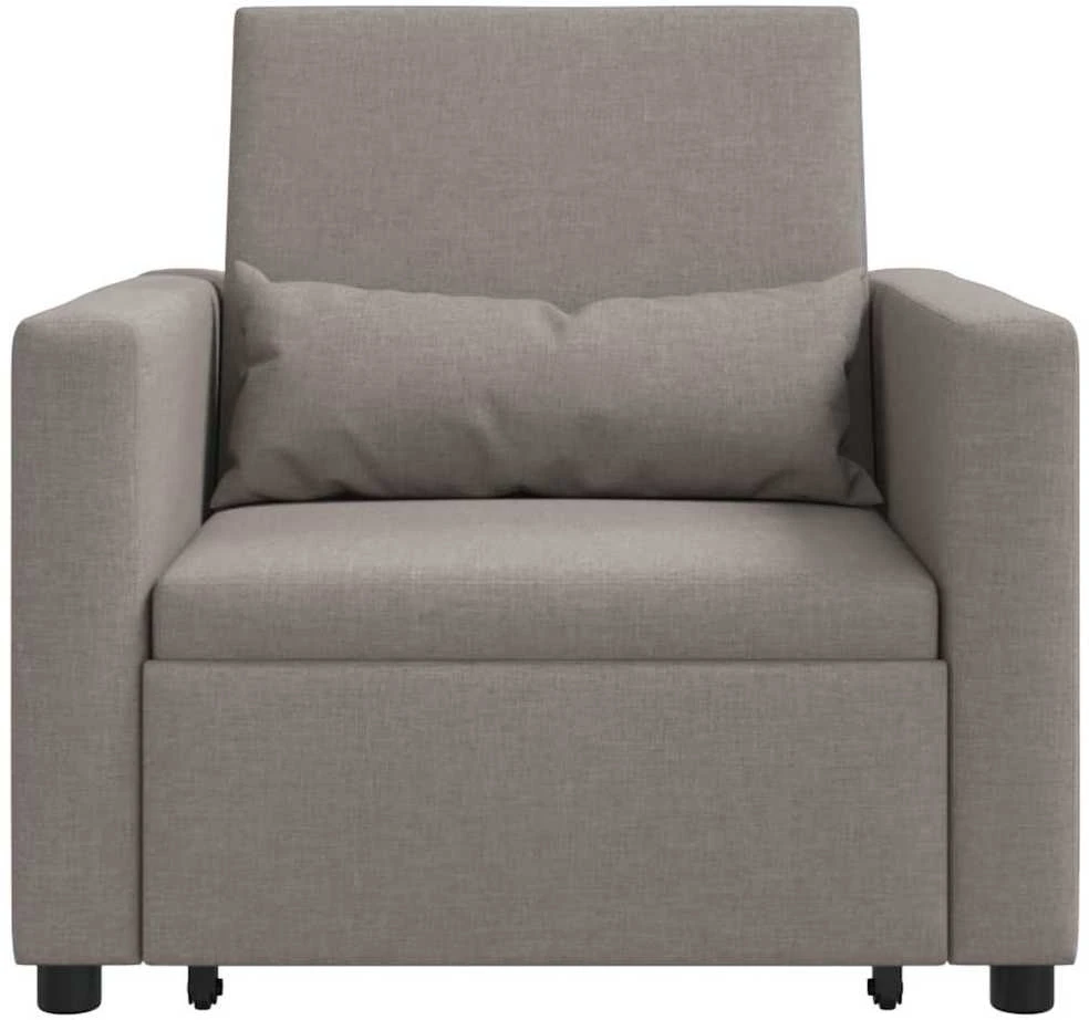 Ištraukiamas sofa-lova vienvietis Tortora audinys