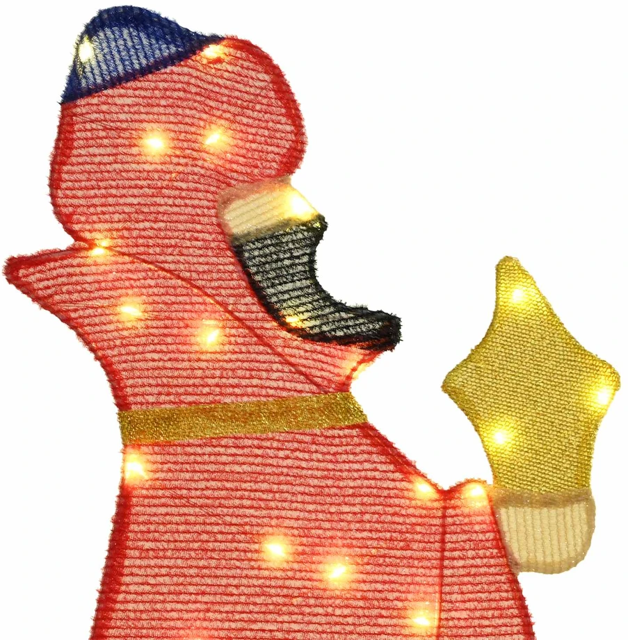 3 karaliai Kalėdų apšvietimas 3 vnt. LED Šilta balta 105 cm