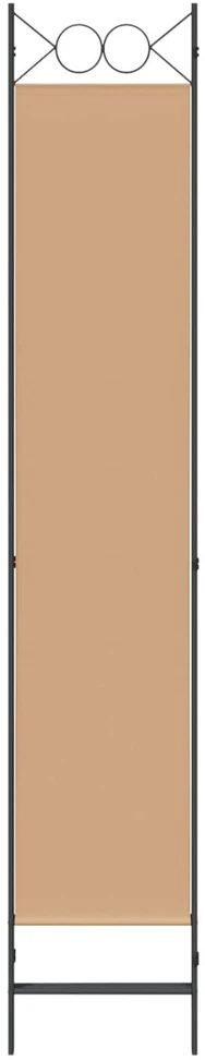 3-panelis kambario skirstytuvas Smėlio 120 x 220 cm Audinys