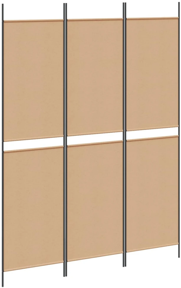 3-panelis kambario skirstytuvas Smėlio 150 x 200 cm Audinys