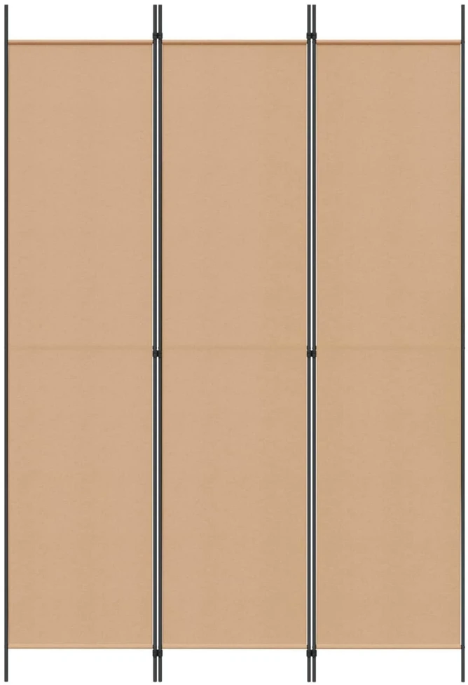 3-panelis kambario skirstytuvas Smėlio 150 x 220 cm Audinys