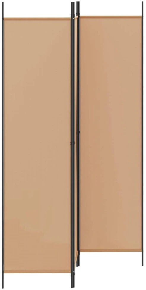 3-panelis kambario skirstytuvas Smėlio 150 x 200 cm Audinys