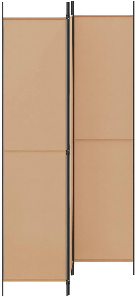 3-panelis kambario skirstytuvas Smėlio 150 x 220 cm Audinys