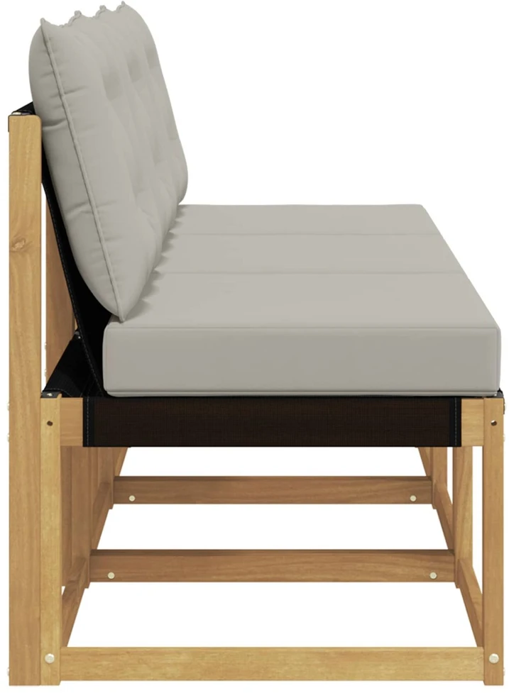 3 vnt. Lauko Vidurinis Sofa Balta