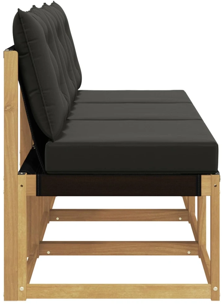 3 vnt. Lauko Vidurinis Sofa Balta