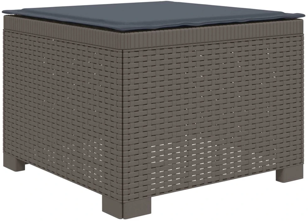 3-vietė sodo sofa su pagalvėlėmis, Rattan išvaizda PP