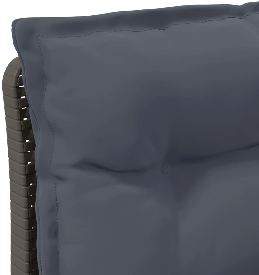 3-vietė sodo sofa su pagalvėlėmis, Rattan išvaizda PP