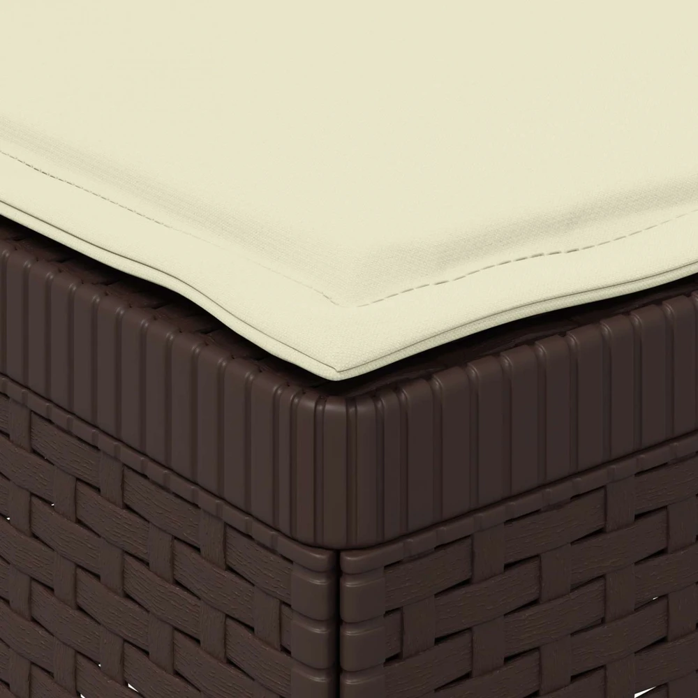 3-vietė sodo sofa su pagalvėlėmis, Rattan išvaizda PP Ruda