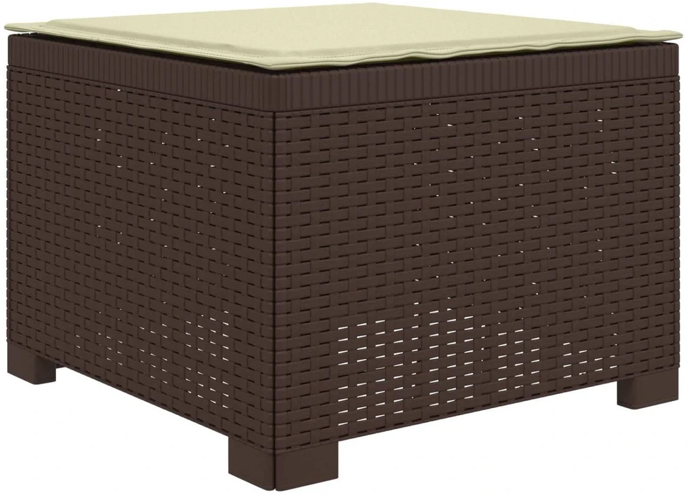 3-vietė sodo sofa su pagalvėlėmis, Rattan išvaizda PP Ruda