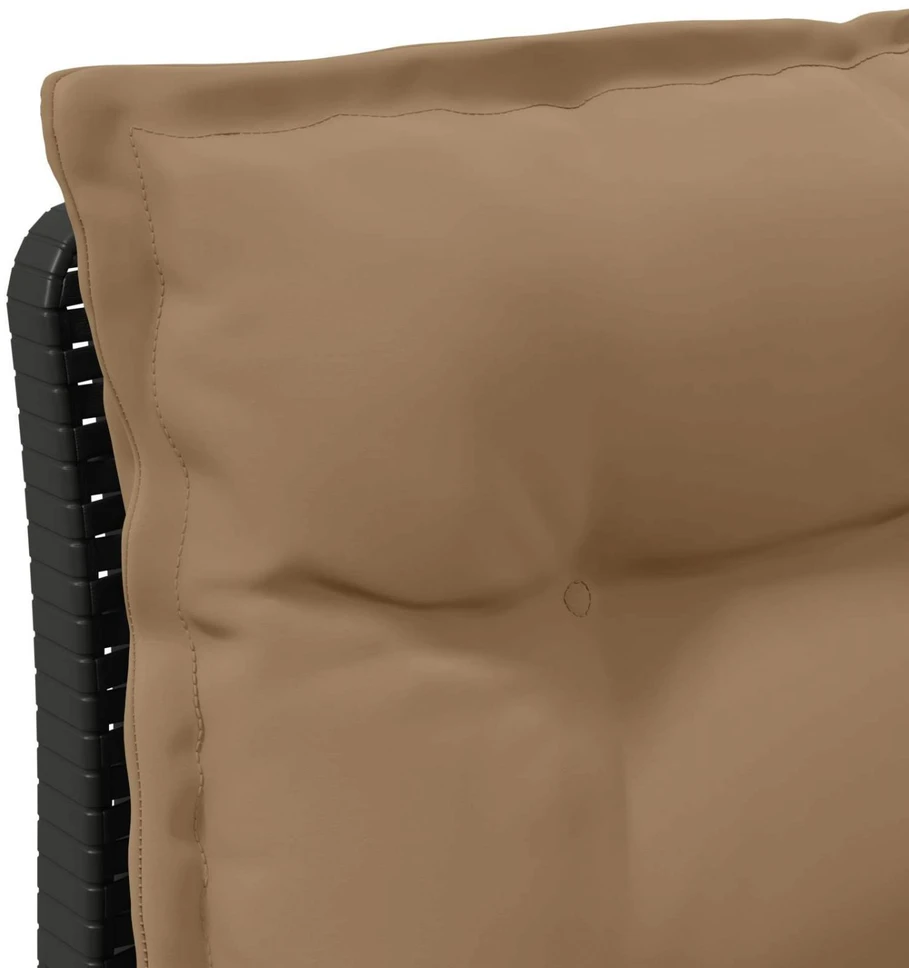 3-vietė sodo sofa su pagalvėlėmis, Rattan išvaizda PP