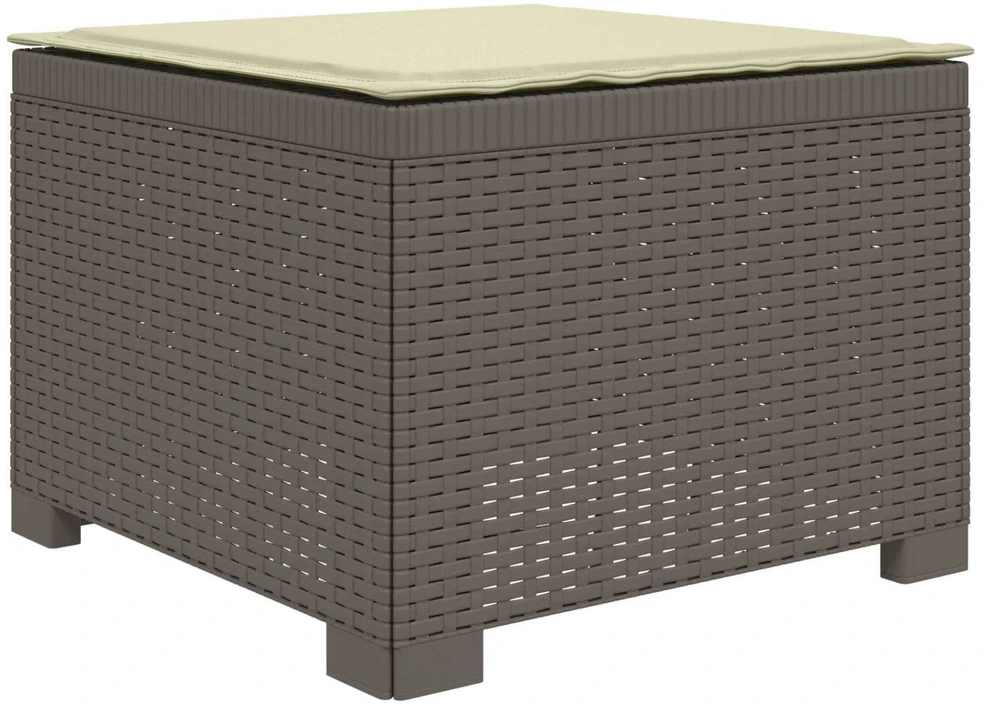 3-vietė sodo sofa su pagalvėlėmis, Rattan išvaizda PP