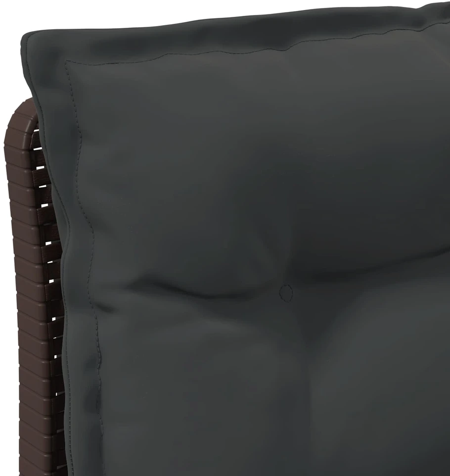 3-vietė sodo sofa su pagalvėlėmis, Rattan išvaizda PP Ruda