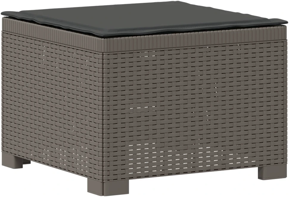 3-vietė sodo sofa su pagalvėlėmis, Rattan išvaizda PP
