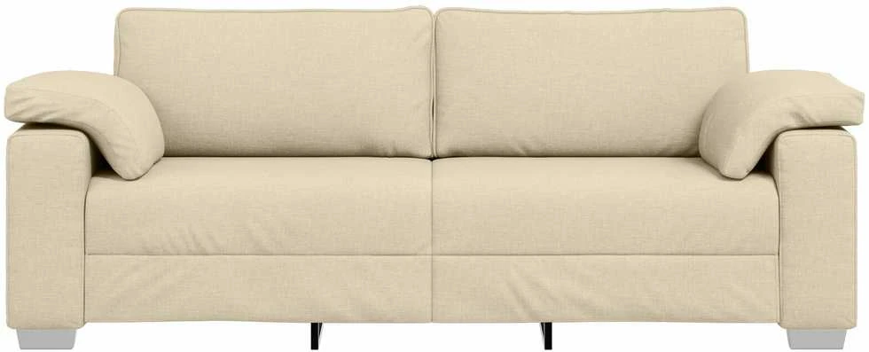 3-Vietis Sofa Kreminė 220 cm audinys