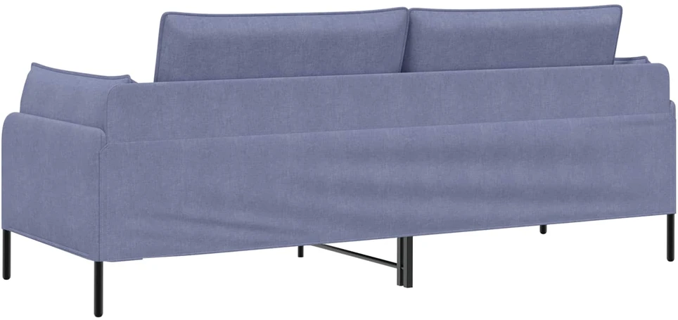 3-Vietis Sofa Džinsinės mėlynos 222 x 81 x 89 cm Audinys