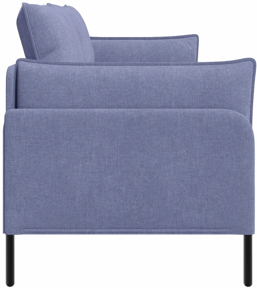 3-Vietis Sofa Džinsinės mėlynos 222 x 81 x 89 cm Audinys