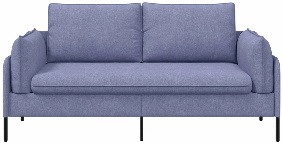3-Vietis Sofa Džinsinės mėlynos 222 x 81 x 89 cm Audinys