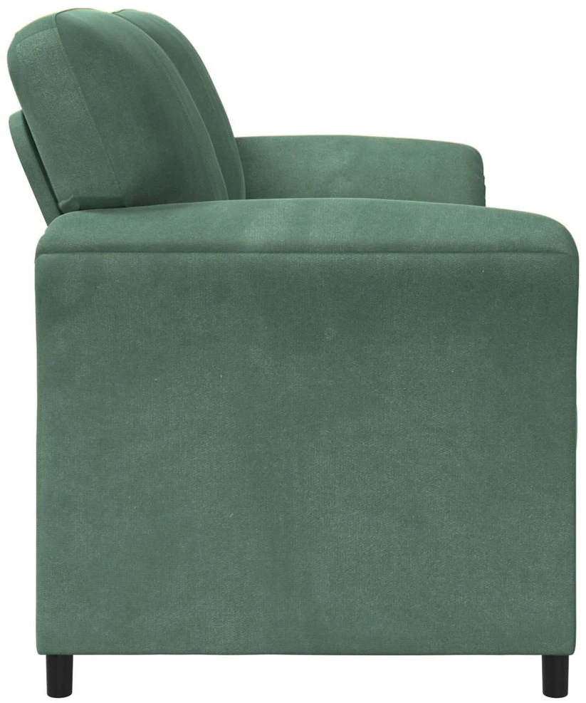 3-Vietis Sofa Jūrinė žalia 198 x 83 x 95 cm Aksomas