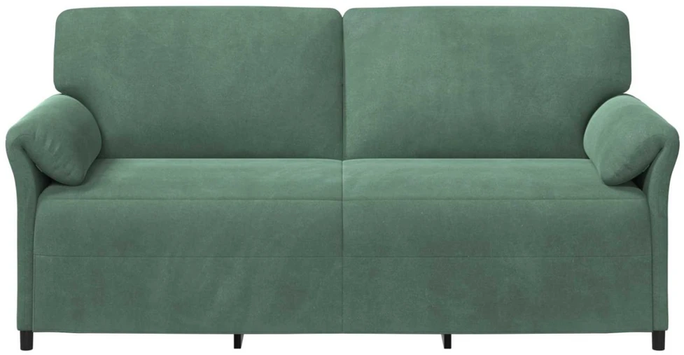 3-Vietis Sofa Jūrinė žalia 198 x 83 x 95 cm Aksomas