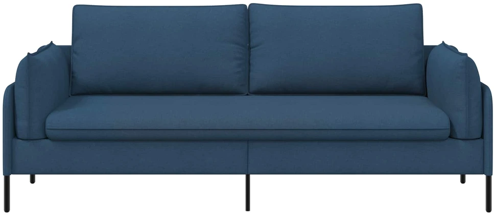 3-Vietis Sofa Mėlyna 222 x 81 x 89 cm Audinys